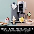CREAMi Scoop et Swirl Machine a Glace et Sorbetière, 13 modes, Avec 2 pots, NC701EU