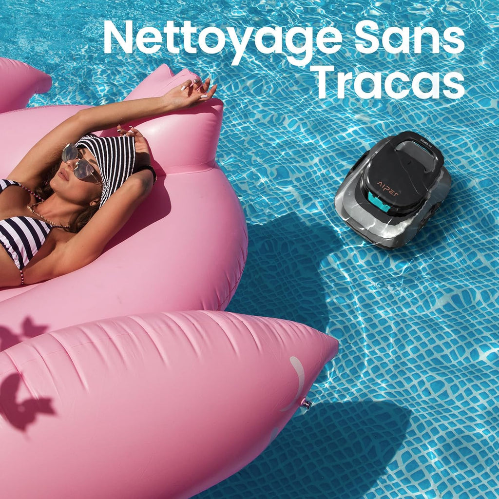 Scuba SE Robot Piscine, 90 Minutes de Nettoyage, Stationnement Automatique