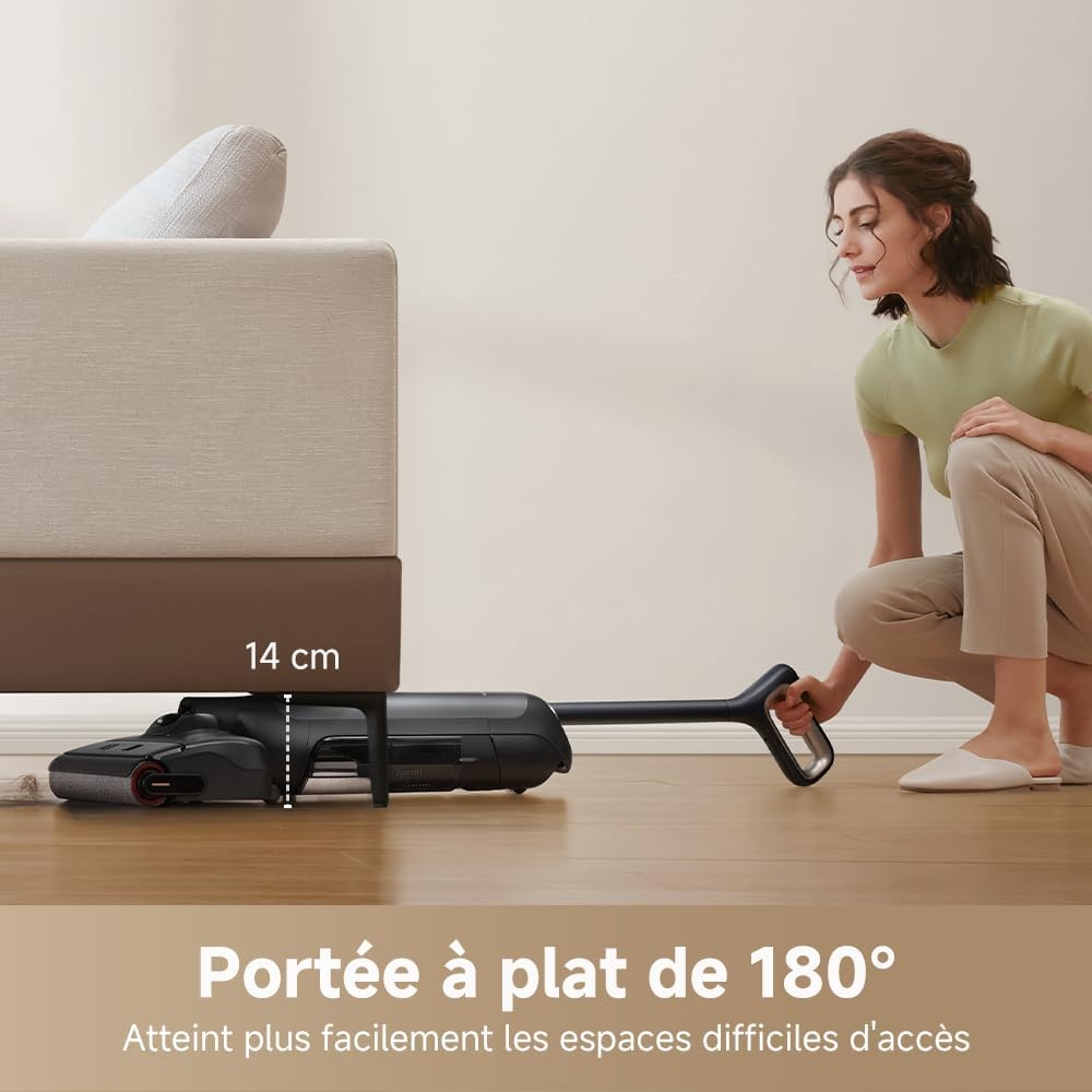 M10 Aspirateur eau et poussière, portée à plat de 180°, aspiration 18kPa