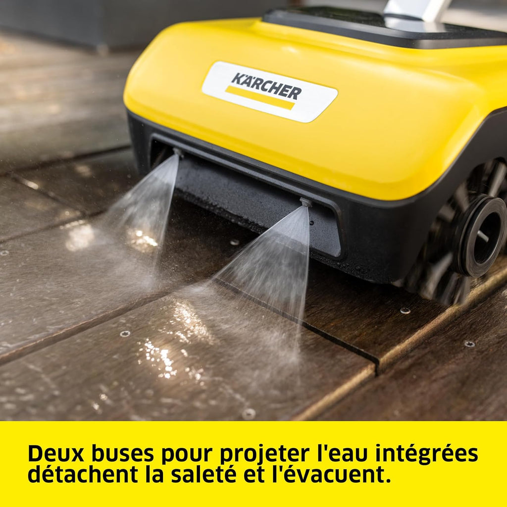 Nettoyeur de Terrasses PCL 6, Pression Max 10 Bar, Largeur de Travail 300 mm