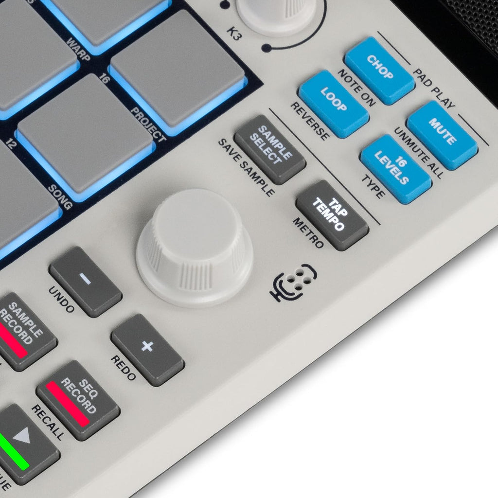 Professional MPC Sample - Portable Autonome avec Batterie Rechargeable, USB-C, Haut-Parleur et Micro