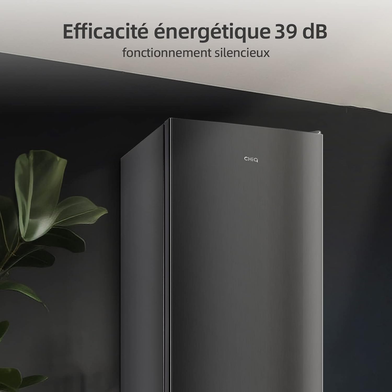CBM159LEBD Réfrigérateur congélateur bas157 litres, Low Frost, Faible bruit