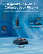 2026 Nouveau LiteVac G1 Robot Piscine Fond et Parois, Double Filtration, Navigation Intelligente & App