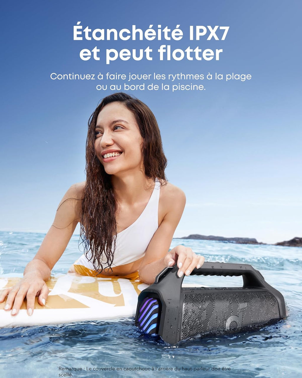 Boom 2 Plus Enceinte Bluetooth puissante, 140W, 2+2 canaux stéréo, BassUp 2.0, IPX7