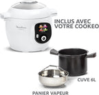 Cookeo Multicuiseur intelligent 6L, Ecran intuitif, 1600W, Blanc, CE854110