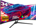 Écran PC Incurvé 34 Pouces, Moniteur Gaming 1500R 165Hz, Ecran PC UHD 4K 3840x2160