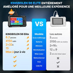 S6 Elite Valise Diagnostic Auto, OBD2 Diagnostic Français pour système Complet avec 15+ Réinitialisations