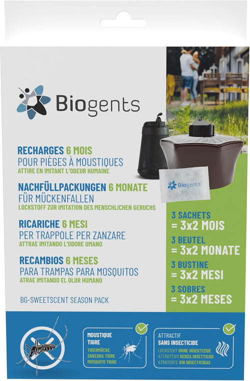 Biogents Piège Extérieur Anti-Moustiques Tigres + Recharge De 6 Mois