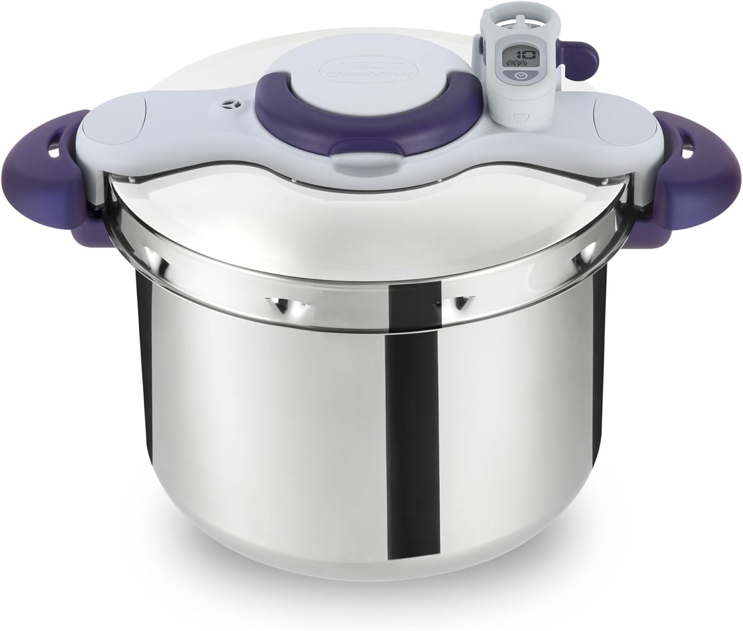 Clipsominut’ Perfect Cocotte-minute 9 L, Minuteur, Violet P4624900