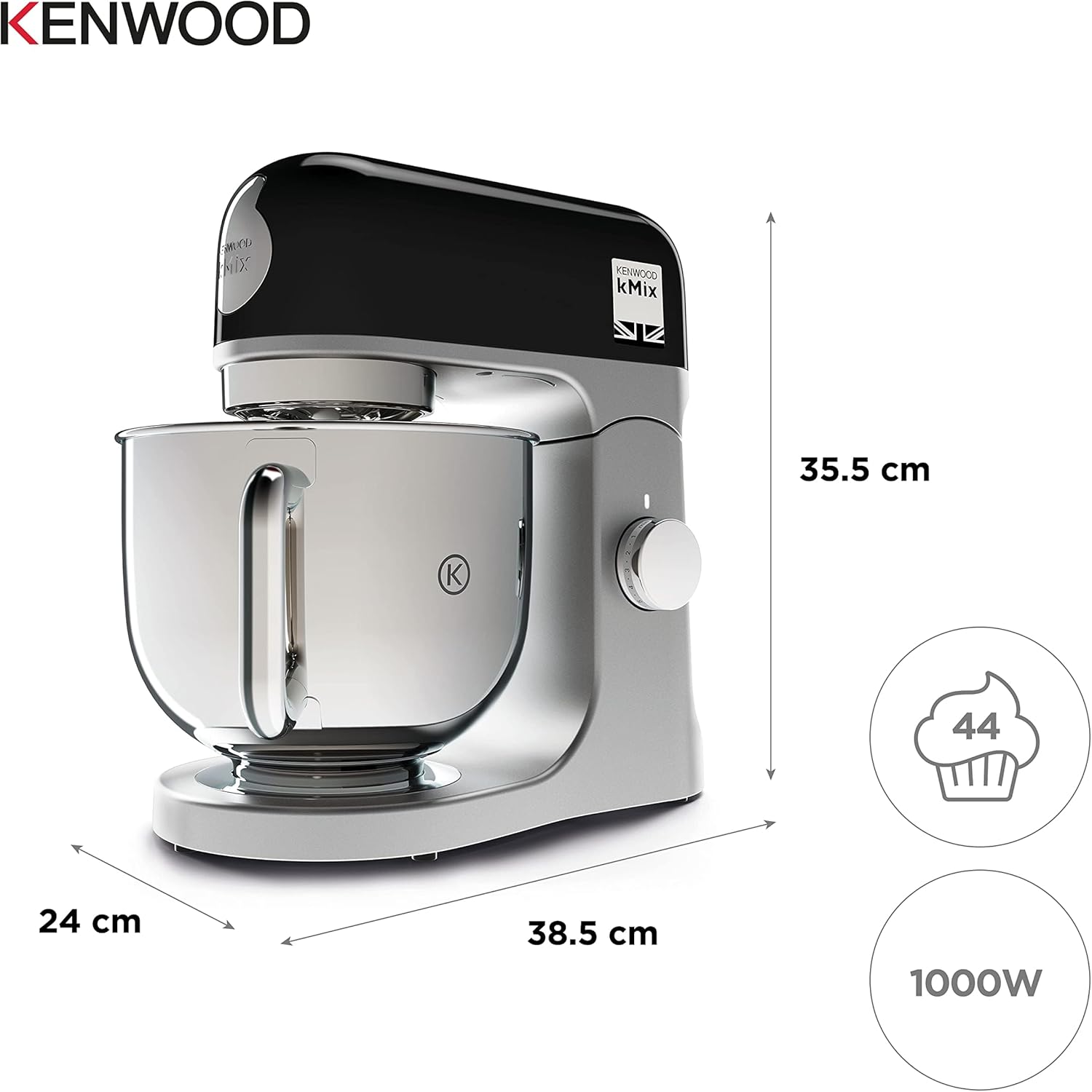 ROBOT CULINAIRE KMX750BK, Multifonction, Variateur de vitesse 6 positions