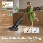 M10 Aspirateur eau et poussière, portée à plat de 180°, aspiration 18kPa