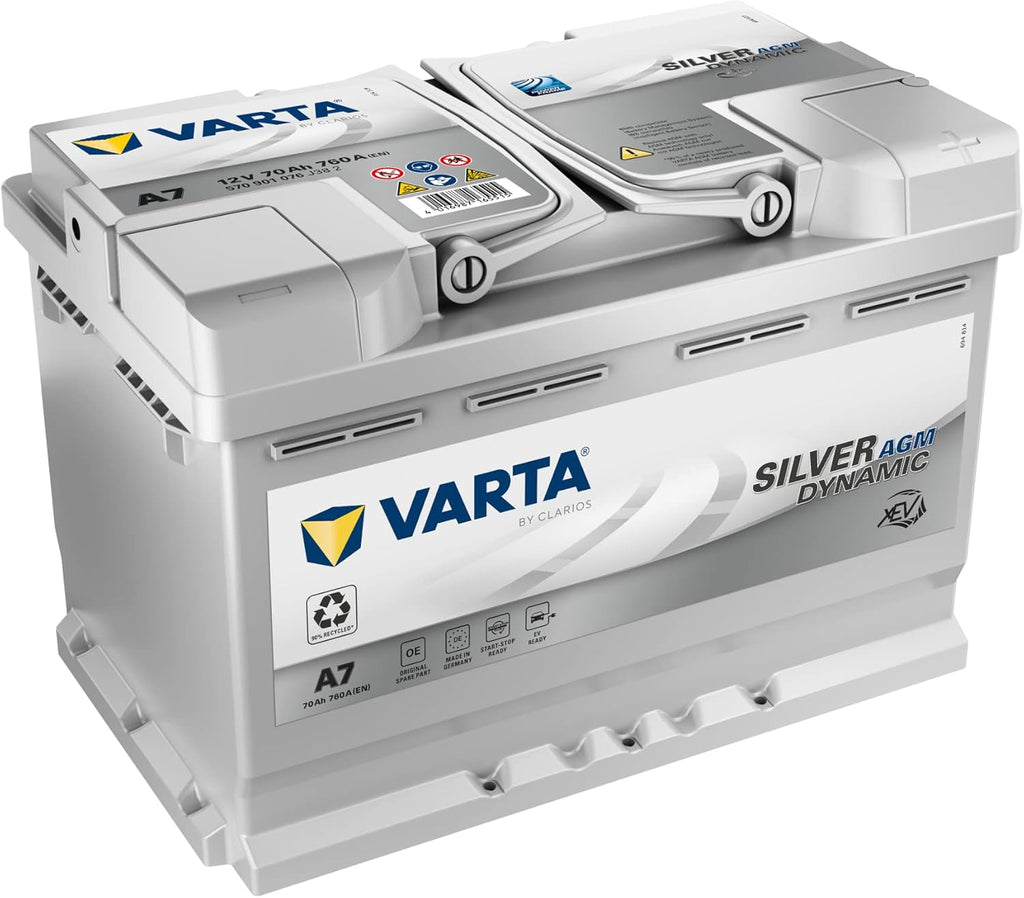 Batterie de démarrage XEV Silver Dynamic AGM L3 A7 12V 70Ah / 760A 570901076