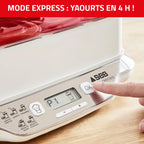 Multi Délices, Express Yaourtière 12 pots verre 140 ml, 5 programmes automatiques, YG661500