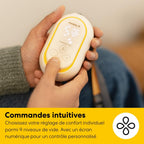 Tire-lait double électrique Freestyle Mini Hands-Free avec collecteurs mains libres et batterie rechargeable