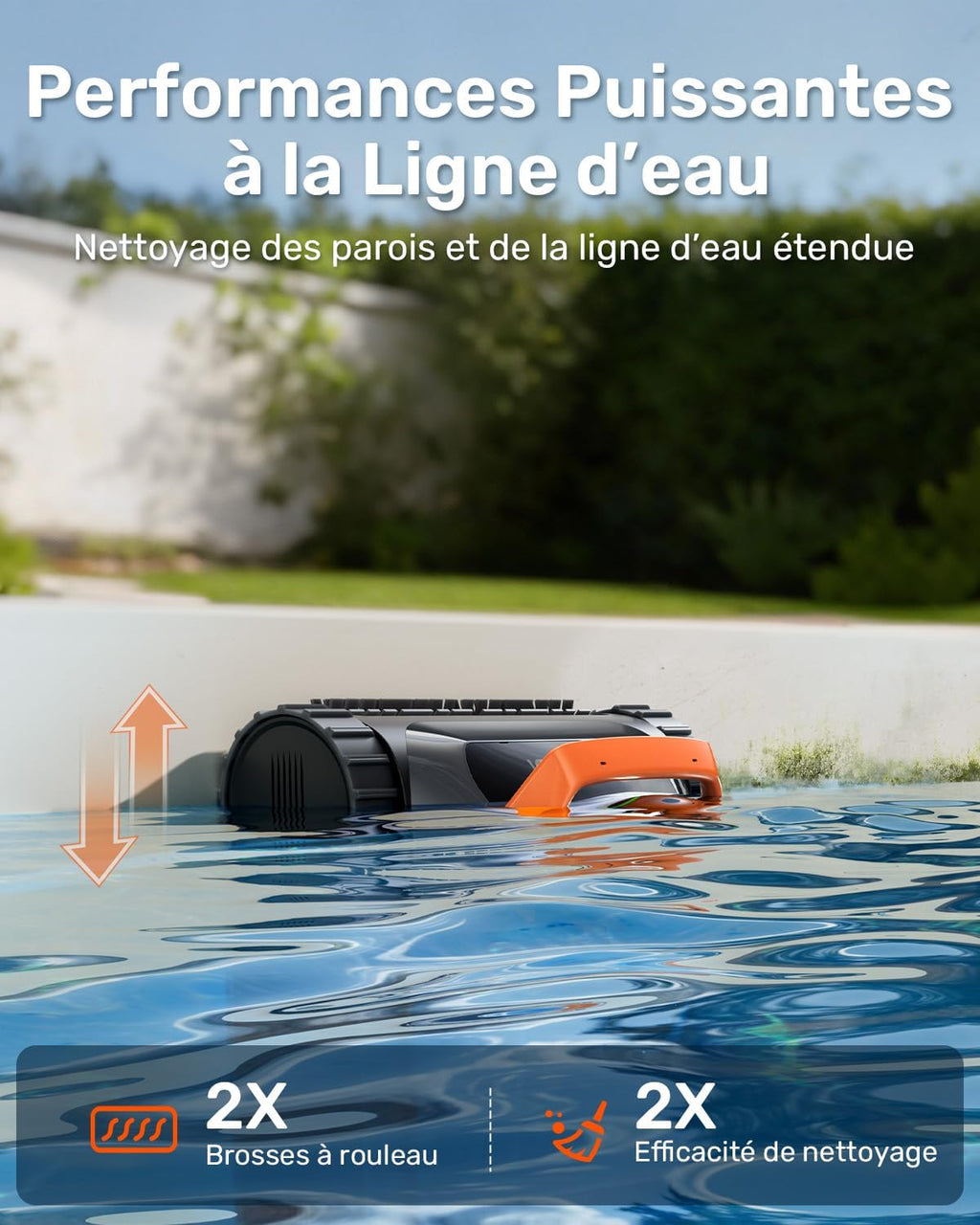 2026 Nouveau LiteVac G1 Robot Piscine Fond et Parois, Double Filtration, Navigation Intelligente & App