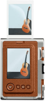 Mini Evo Marron Appareil Photo et imprimante avec écran LCD de 2,7 Pouces