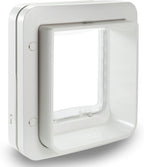 Porte pour chat Sure Petcare à grande puce électronique avec fonction couvre-feu, compatible avec les étiquettes RFID