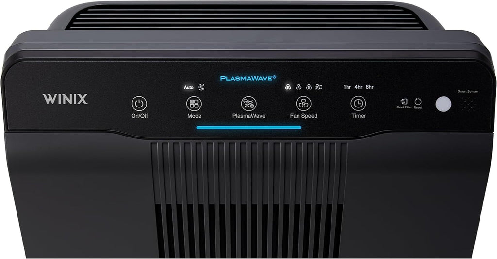 Purificateur d'Air 5500-2, HEPA & Charbon Actif PlasmaWave, Capteur Intelligent, Mode Auto, Noir