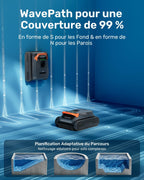 2026 Nouveau LiteVac G1 Robot Piscine Fond et Parois, Double Filtration, Navigation Intelligente & App