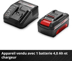 Tondeuse à Gazon sans Fil GE-CM 18/33 Li Kit Power X-Change, Livré avec Batterie 4,0 Ah et Chargeur