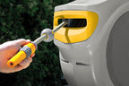 Enrouleur de Tuyau Mural Auto Reel 40 M, avec lance, Raccords, Tuyau Hozelock et Fixation Inclus, 2595R0000