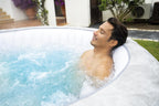 Spa Gonflable Lay-Z-Spa Zurich EnergySense, Couverture et Liner isolants, Filtration à Cartouche
