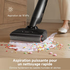M10 Aspirateur eau et poussière, portée à plat de 180°, aspiration 18kPa