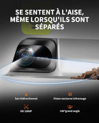 Distributeur automatique de nourriture pour chats avec caméra HD 1080p et connectivité WiFi