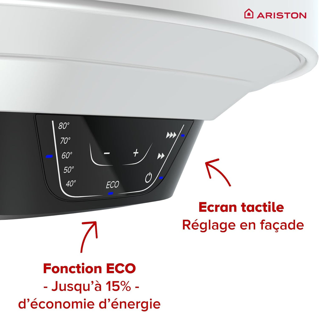 PRO1 ECO 100L - Chauffe-eau Électrique Vertical Mural Ø450 mm