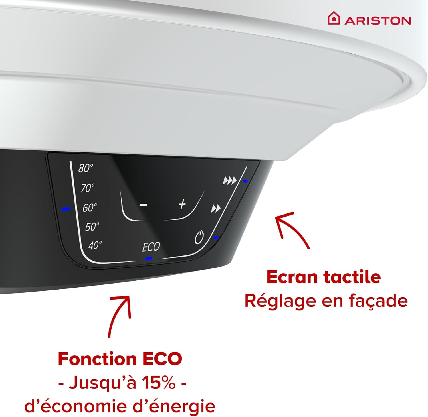 PRO1 ECO 100L - Chauffe-eau Électrique Vertical Mural Ø450 mm