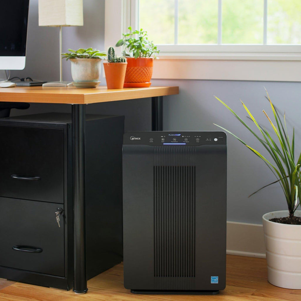 Purificateur d'Air 5500-2, HEPA & Charbon Actif PlasmaWave, Capteur Intelligent, Mode Auto, Noir