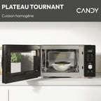 Essenza CMWA32EDLB Four Micro-ondes 1000W 32L Digital, Fonction Décongélation et Nettoyage Auto