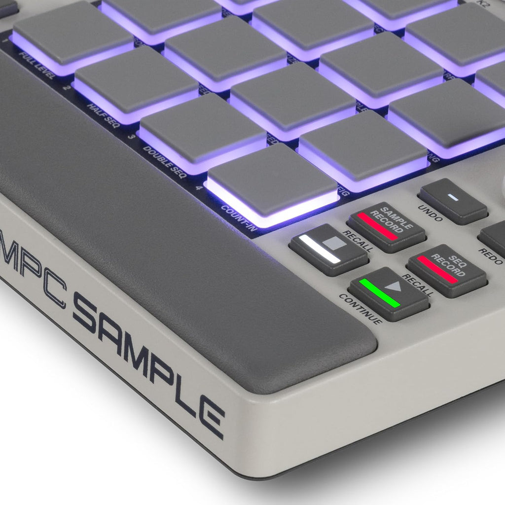 Professional MPC Sample - Portable Autonome avec Batterie Rechargeable, USB-C, Haut-Parleur et Micro