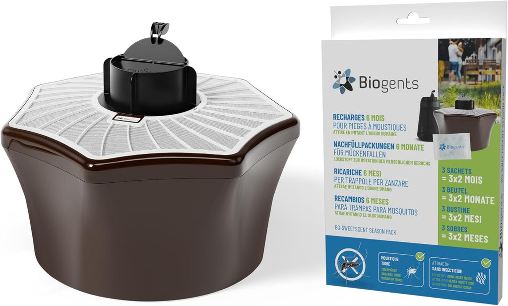 Piège Extérieur Anti-Moustiques Tigres + Recharge De 6 Mois