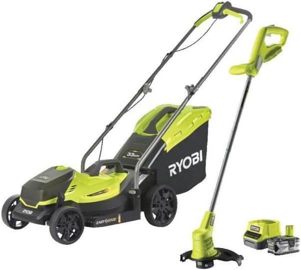 Tondeuse 18V One+ RLM18X33B40 avec Batterie 4.0Ah et Chargeur