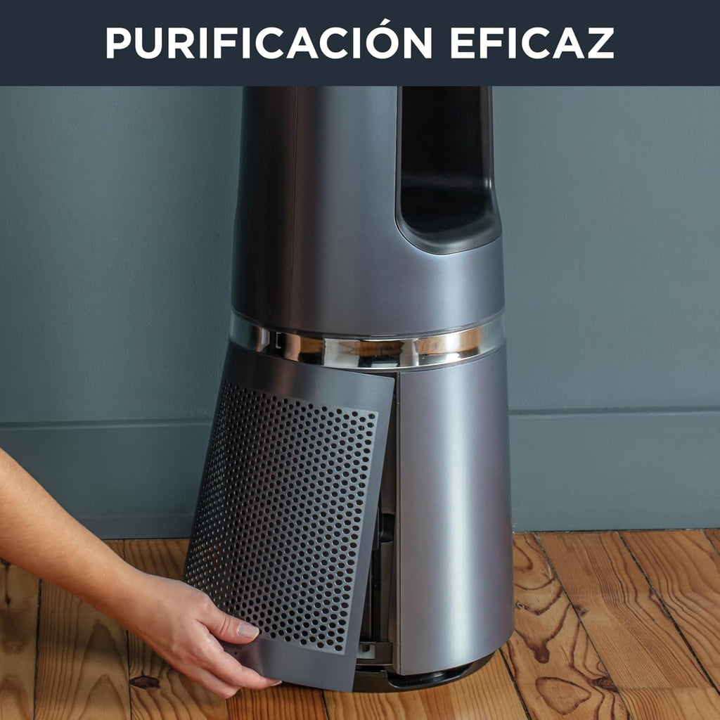 Eclipse 2-en-1 Ventilateur purificateur, Oscillation, 12 vitesses, Minuteur, QU5030F0