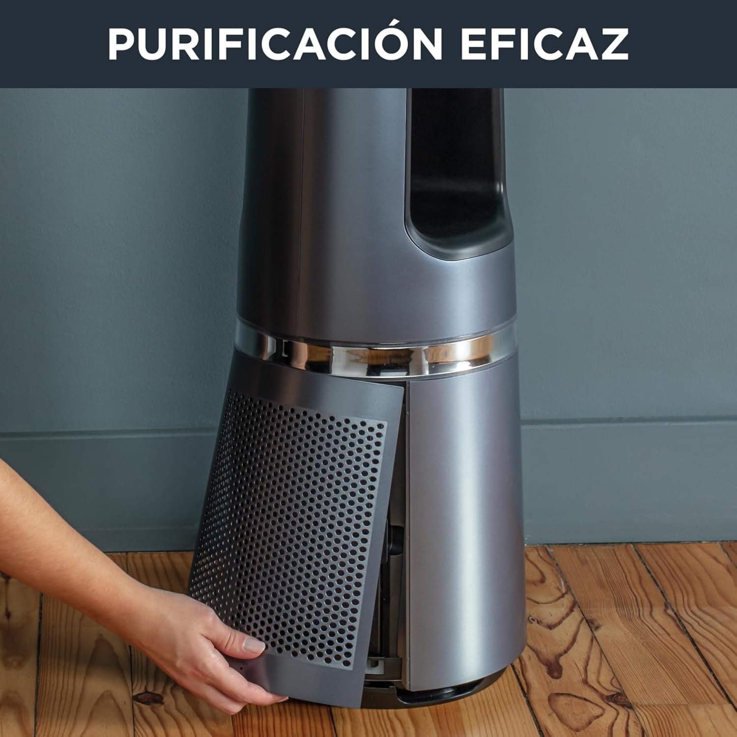 Eclipse 2-en-1 Ventilateur purificateur, Oscillation, 12 vitesses, Minuteur, QU5030F0