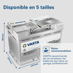 Batterie de démarrage XEV Silver Dynamic AGM L3 A7 12V 70Ah / 760A 570901076