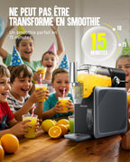 Machine à Granités 2,6 L,Slush Machine sans Glace, avec Autonettoyage, 5 Modes Préréglés