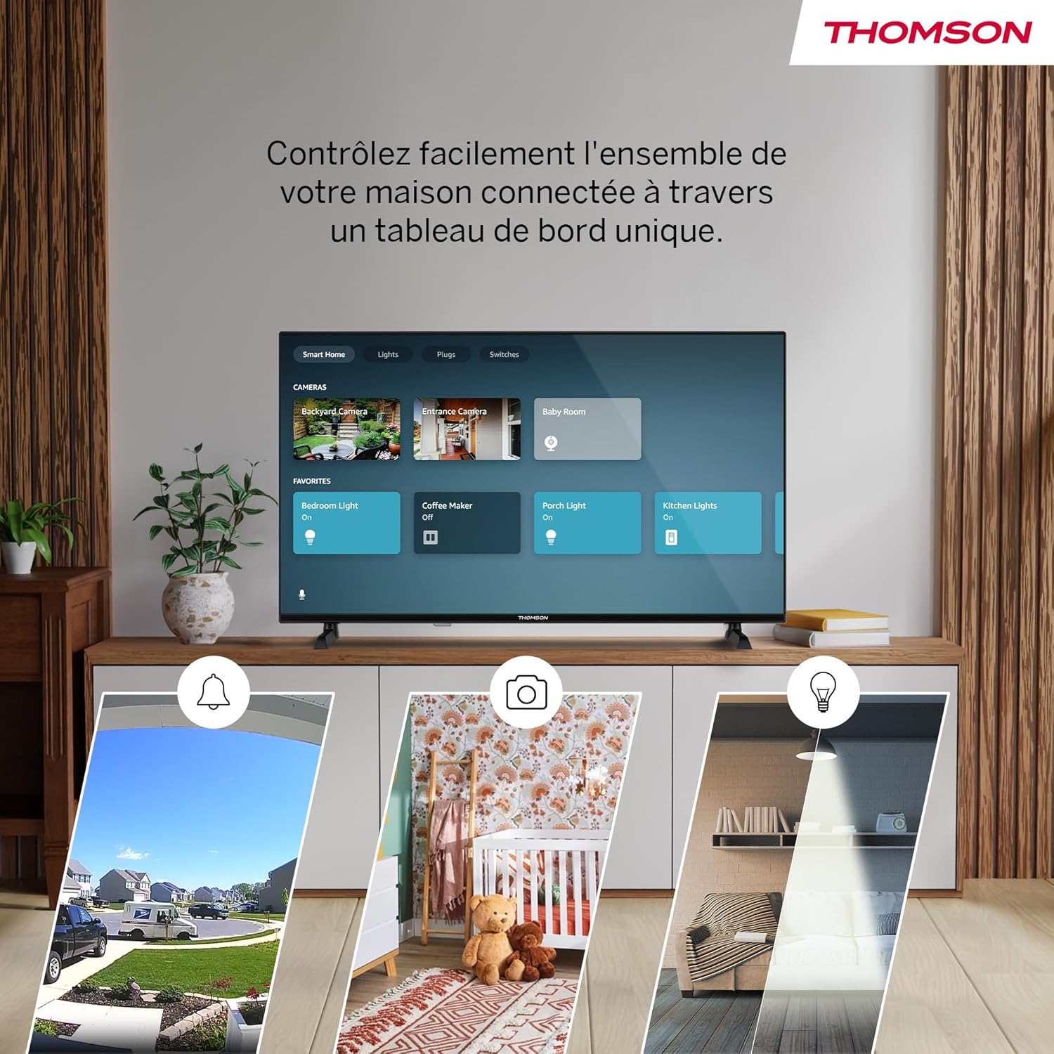 43 Pouces (108 cm) 4K UHD Smart Fire TV, Commande vocale Alexa, Triple Tuner, 43UF4S35