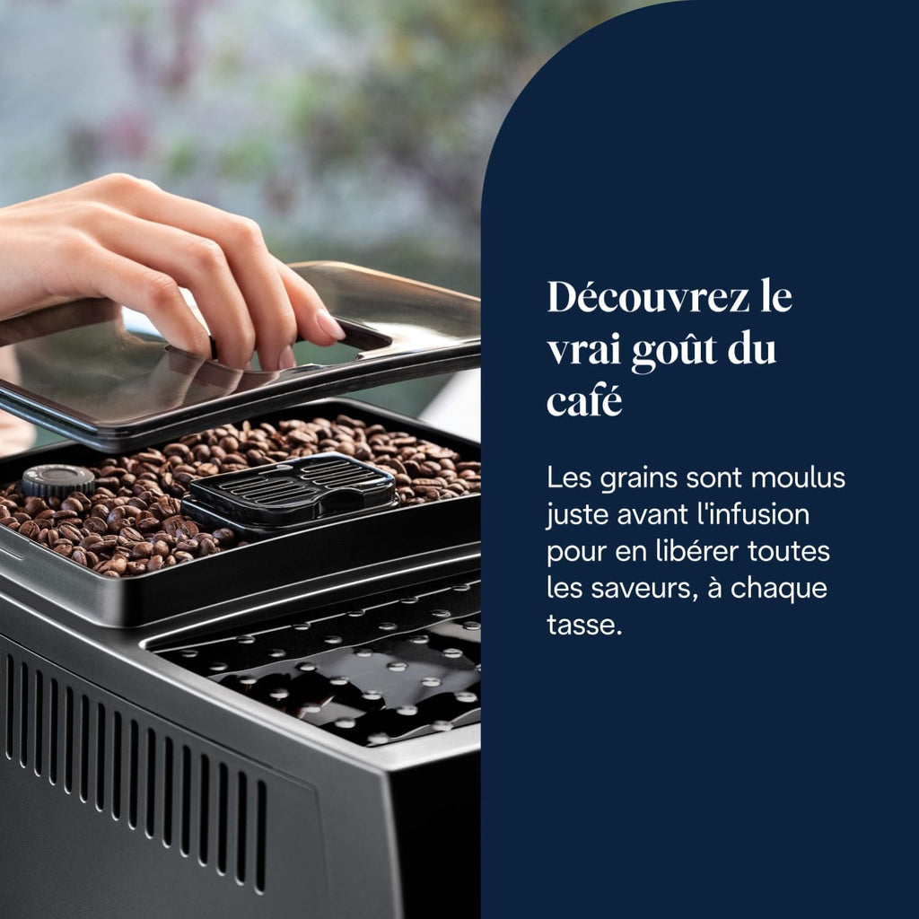 Magnifica S - Perfetto Machine à Café Automatique avec Mousseur à Lait Manuel, ECAM11.112.B