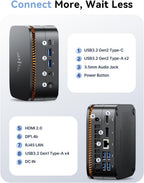 Pinova P1 Mini PC Ryzen 4300U W11 Pro (4C/4T,3.7GHz,Mieux Que 3500U/N150/N95)