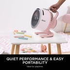 FlexBreeze HydroGo, ventilateur brumisateur portable, 5 réglages de vitesse, Quartz FA050EUPK