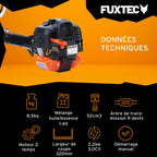 Débroussailleuse Thermique Professionnelle FX-PS152 52 cm3 3CV Système Anti Vibration