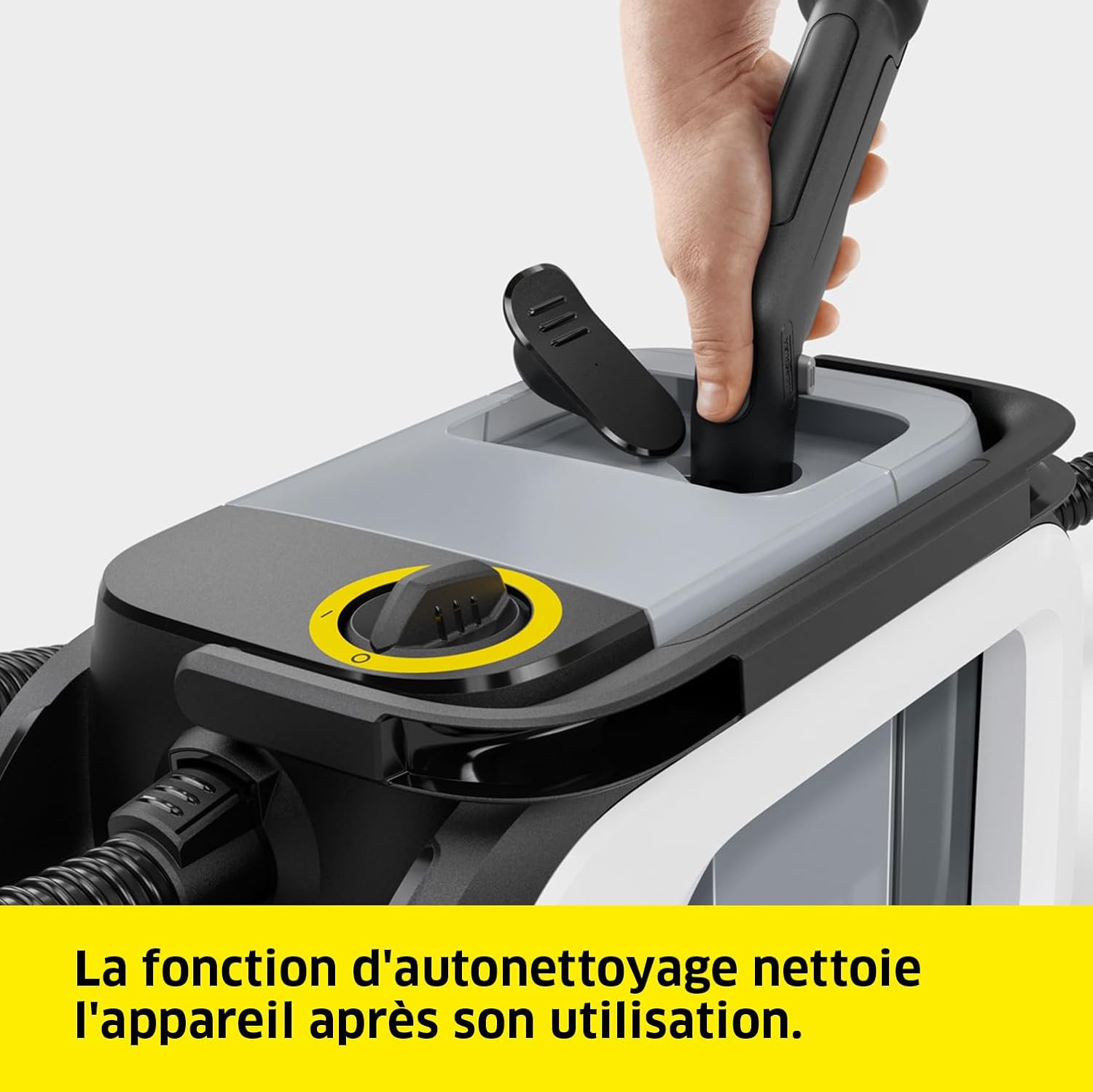 KÄRCHER Shampouineuse SE 3 Compact, Aspiration 500W, Réservoir Eau 1,7L, Flexible d'Aspiration
