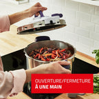 Clipsominut’ Perfect Cocotte-minute 9 L, Minuteur, Violet P4624900