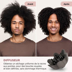 Sèche-cheveux ionique portable SpeedStyle Pro Flex : HD542EU, livré avec 4 accessoires de coiffage, technologie ionique négative