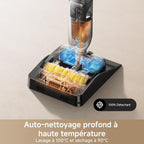 X4 Pro Aspirateur Humide et Sec, Lavage à l'eau Chaude, Anti-enchevêtrement, Auto-Nettoyage à 100 C