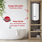PRO1 ECO 100L - Chauffe-eau Électrique Vertical Mural Ø450 mm