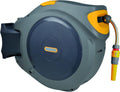 Enrouleur de Tuyau Mural Auto Reel 40 M, avec lance, Raccords, Tuyau Hozelock et Fixation Inclus, 2595R0000